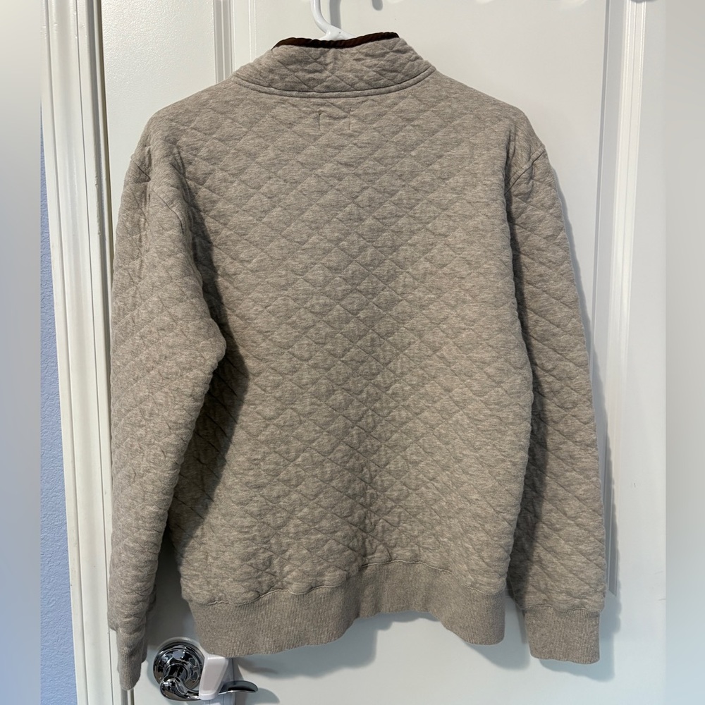 Faherty Epic Quilted Pullover Size Medium - image 5